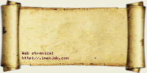 Minja Parenta vizit kartica